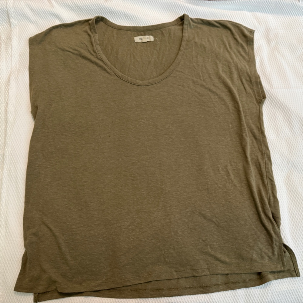 Madewell Olive Short Sleeve Tee